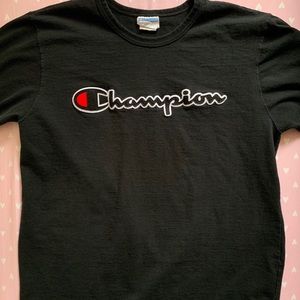 XL Mens black t-shirt by Champion